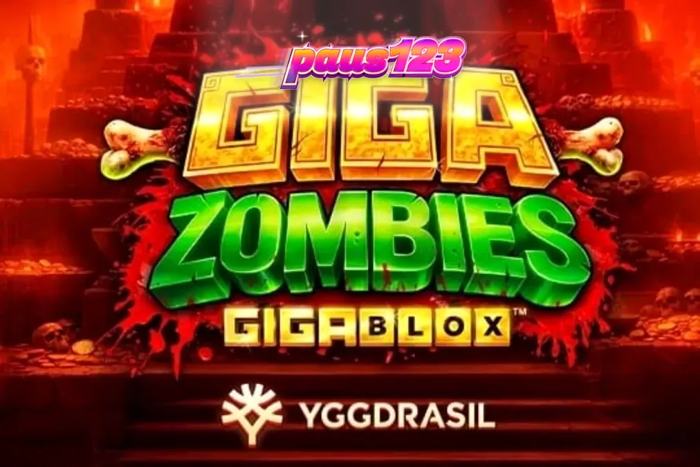 Tampilan visual slot Giga Zombies dengan suasana hutan Mesoamerika yang mencekam