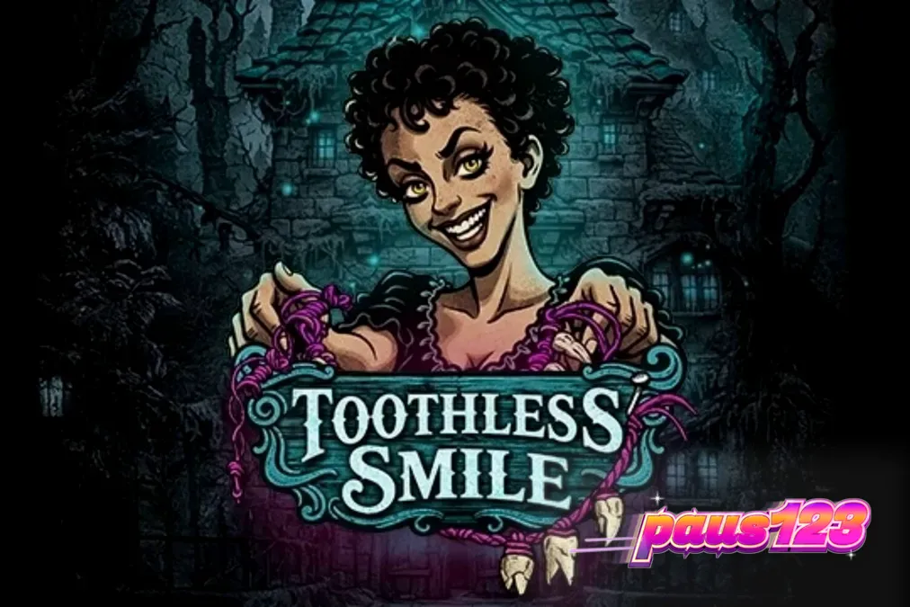 Tampilan visual slot Toothless Smile dengan tema horor dokter gigi